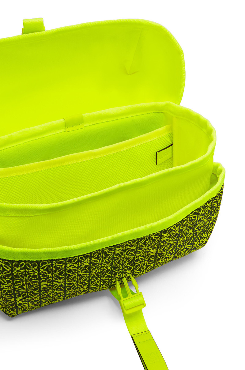 Postman Sling in Anagram jacquard and canvas 5