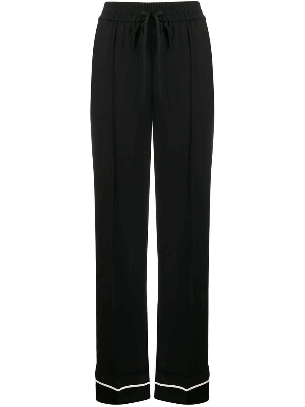 pyjama-style flared trousers - 1