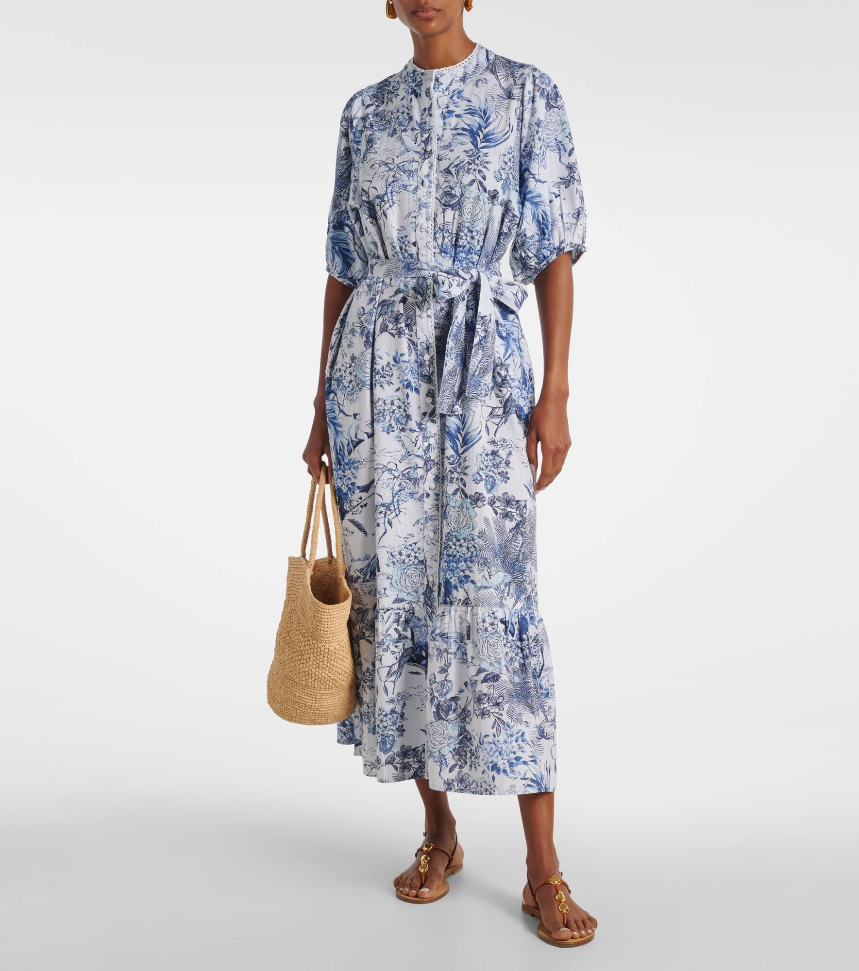 Kitty cotton and linen shirt dress - 2