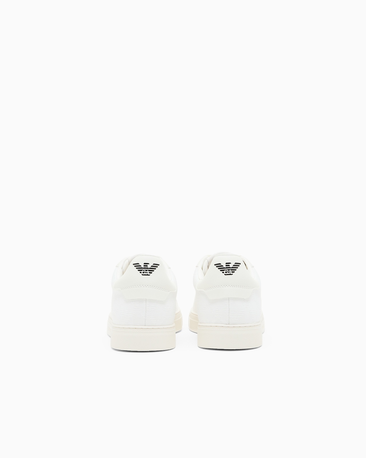 NYLON SNEAKERS WITH JACQUARD ALL-OVER EAGLE - 4