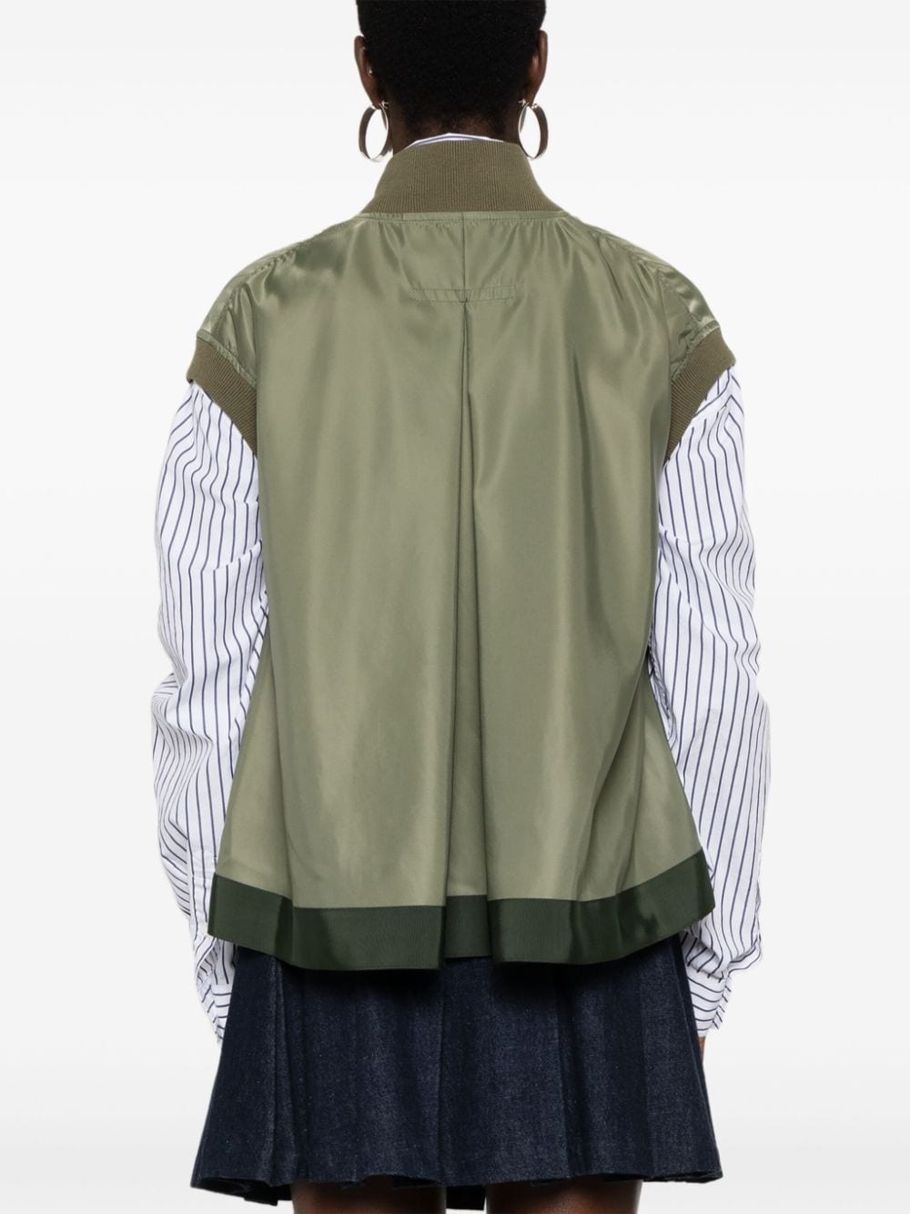 box-pleat detail vest - 4