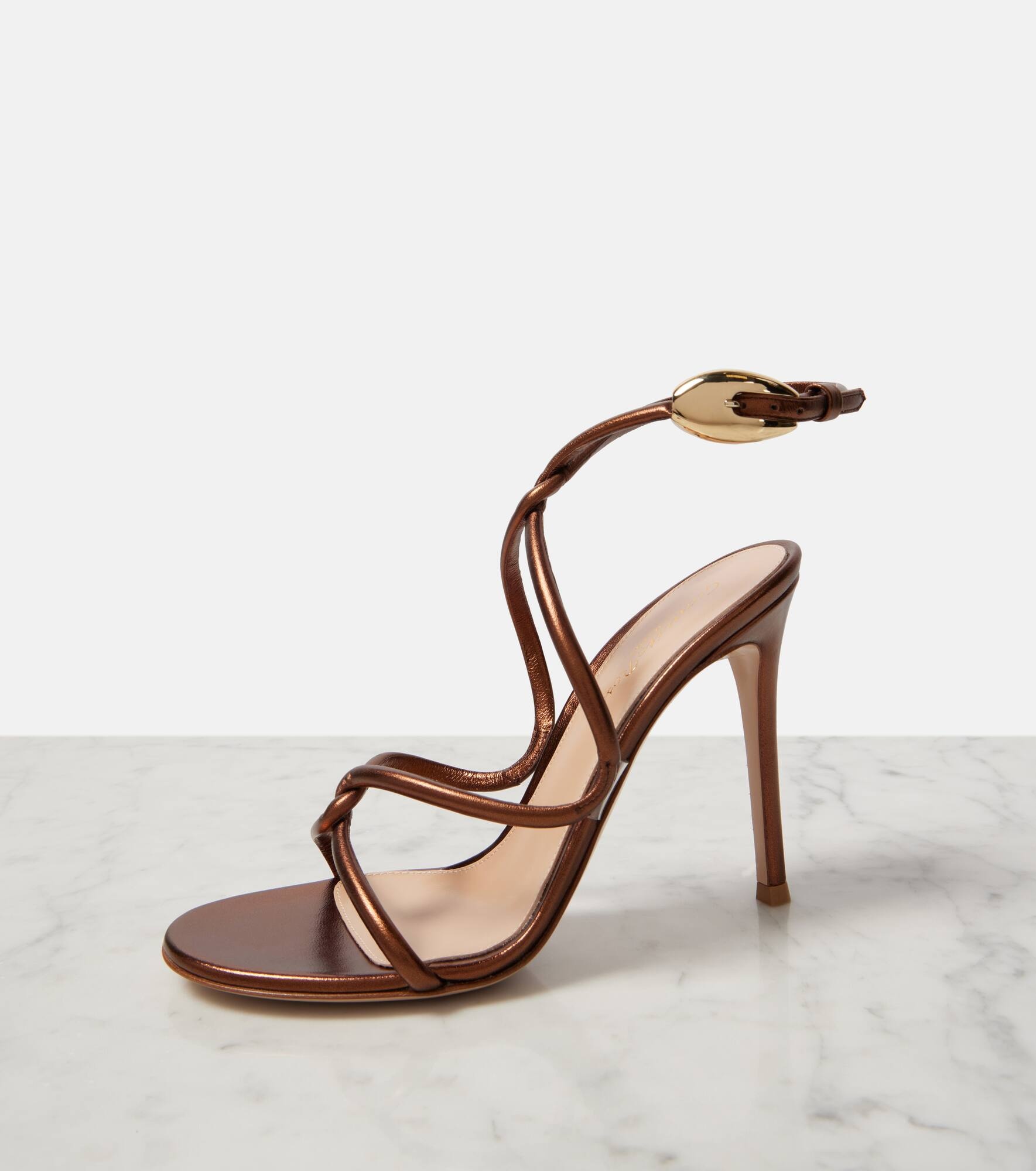 105 leather sandals - 5