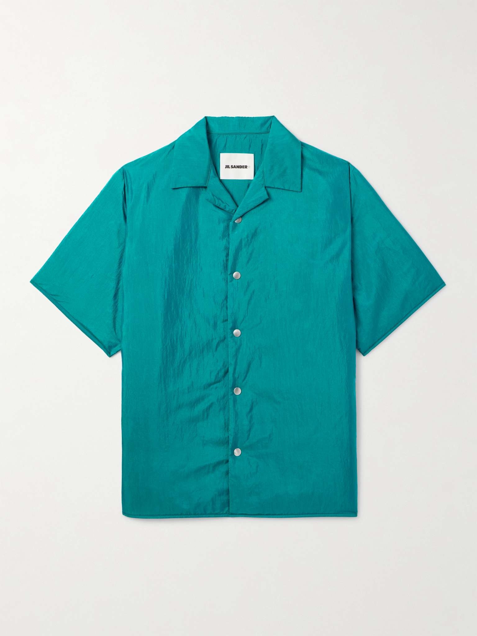 + Camp-Collar Padded Shell Shirt - 1