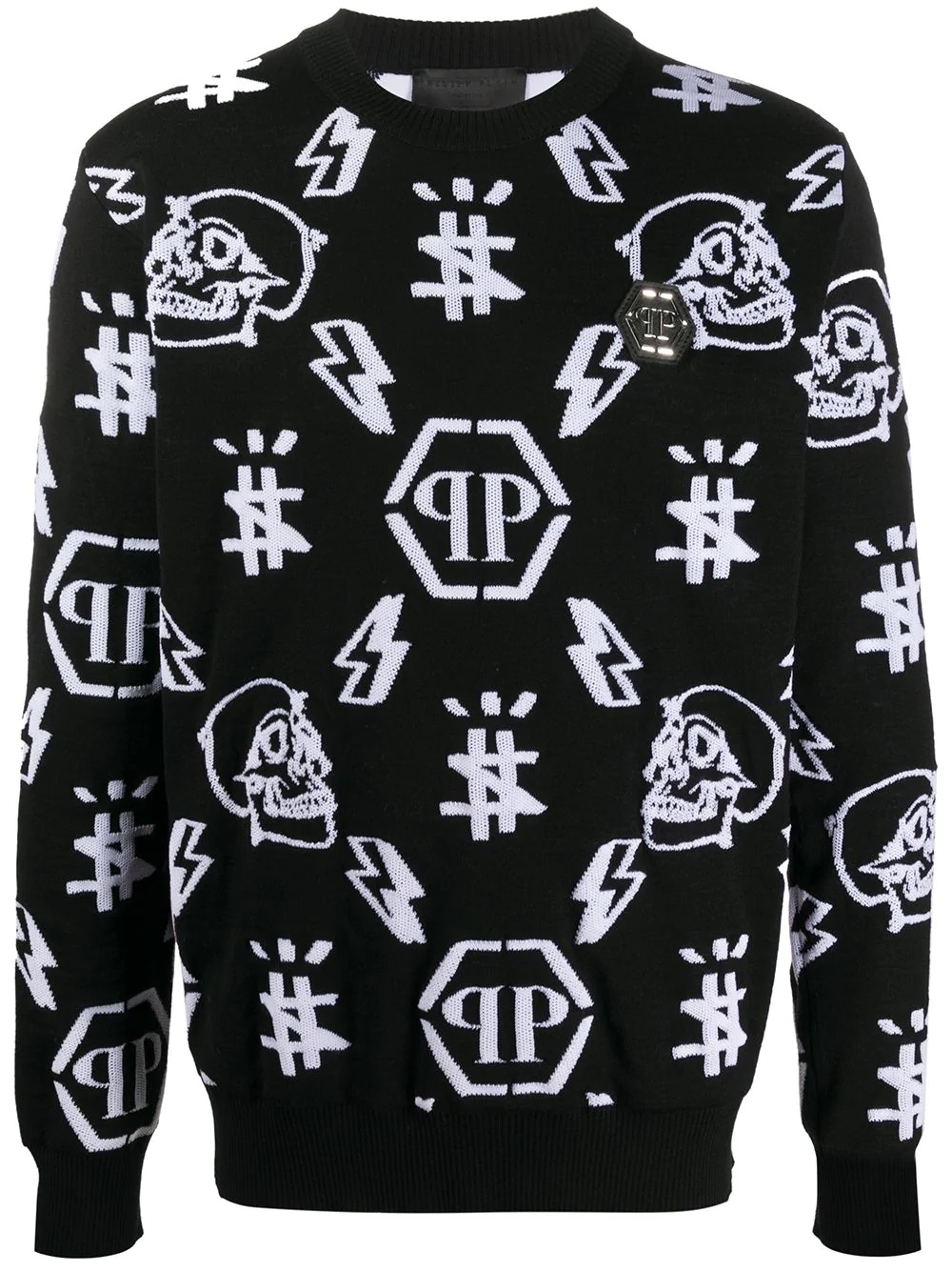 stitched icons jumper - 1