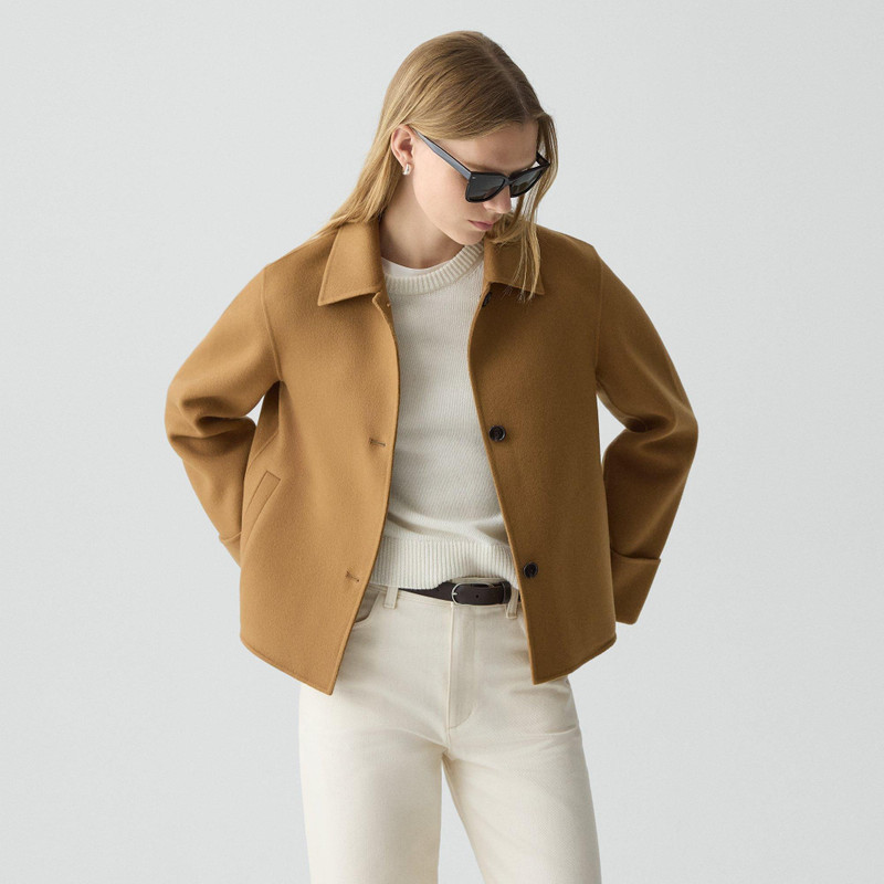 Boxy Cuff Jacket in Double-Face Wool-Cashmere 2