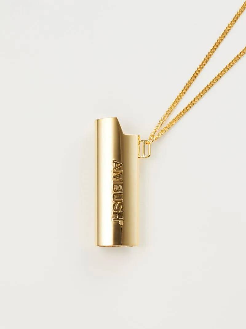 logo ligther case pendant necklace - 1