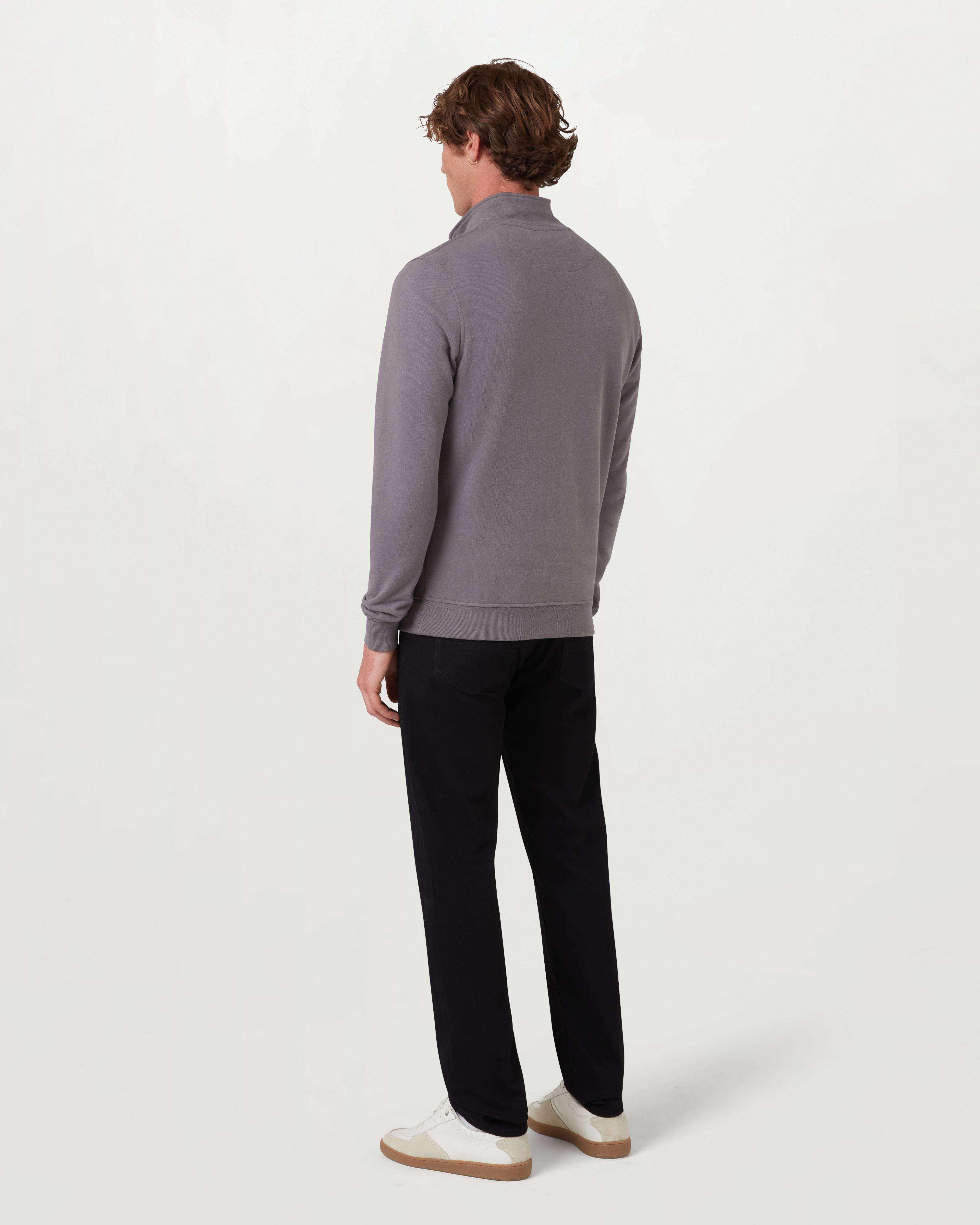 BELSTAFF QUARTER ZIP SWEATSHIRT - 4