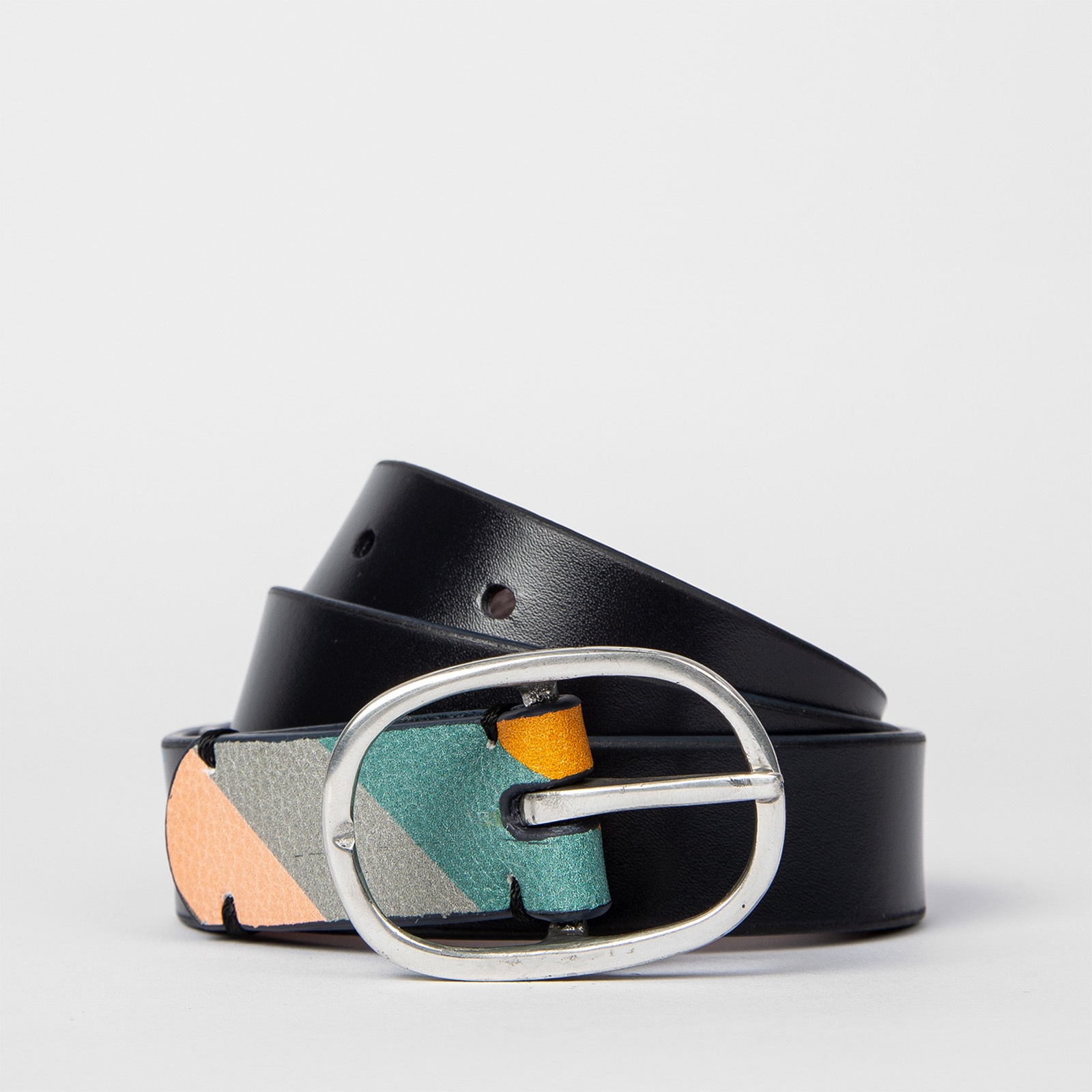 Paul Smith Women's Reversible Swirl Belt - Multicolour - 5