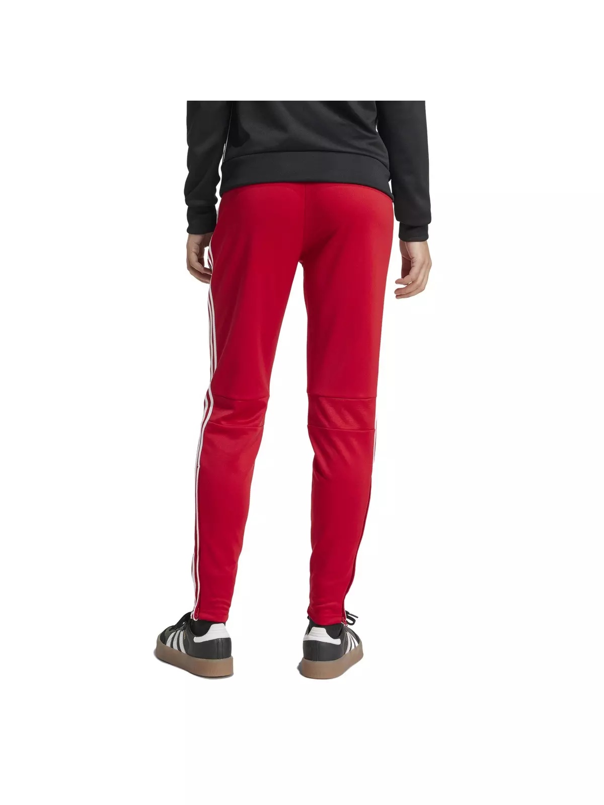Women's Tiro 25 Essentials Training Tracksuit Bottoms -Red/White - 2