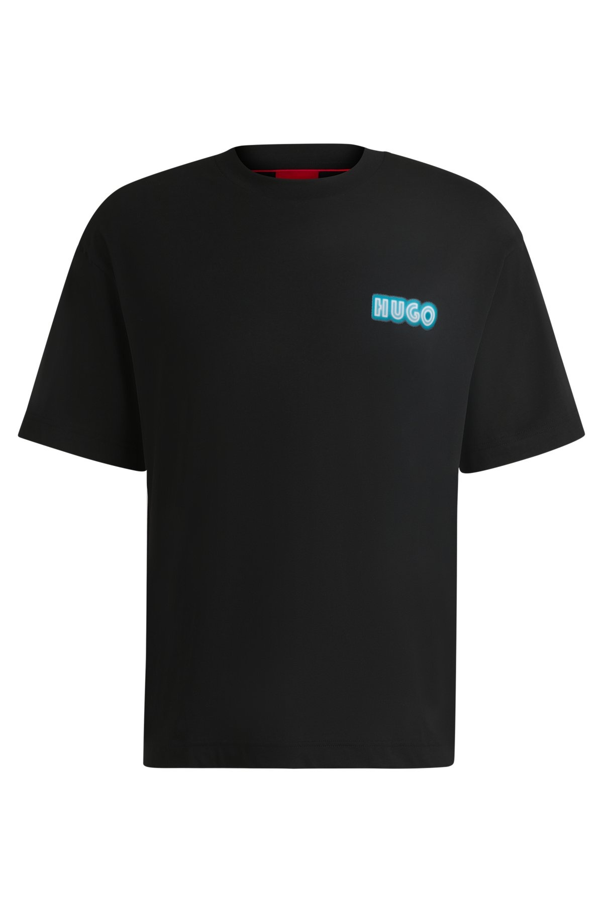 COTTON-JERSEY T-SHIRT WITH LOGO ARTWORK - 1
