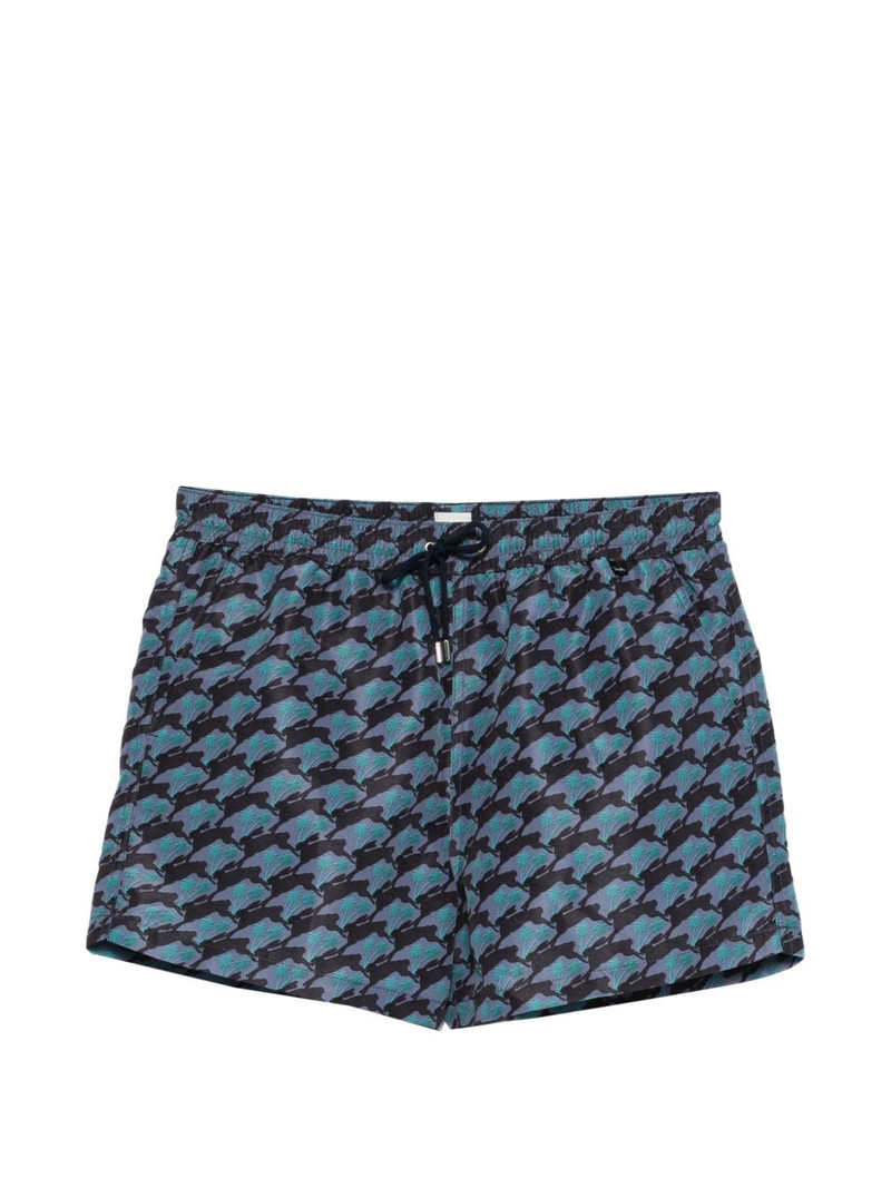 palm-print swim shorts 1