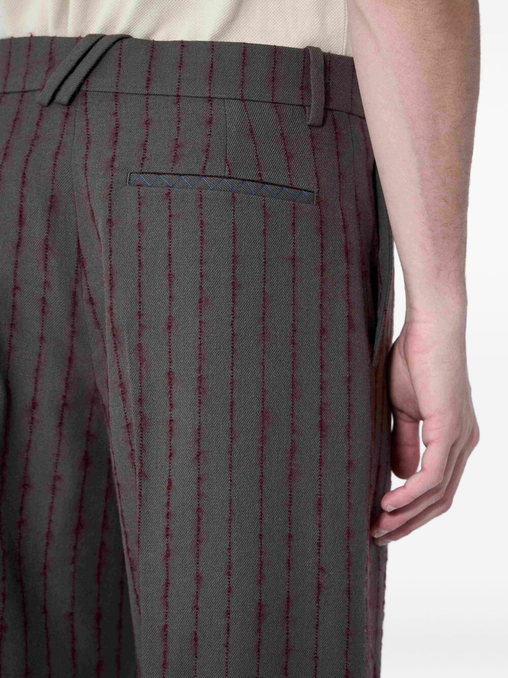 wool-blend tailored pants - 4
