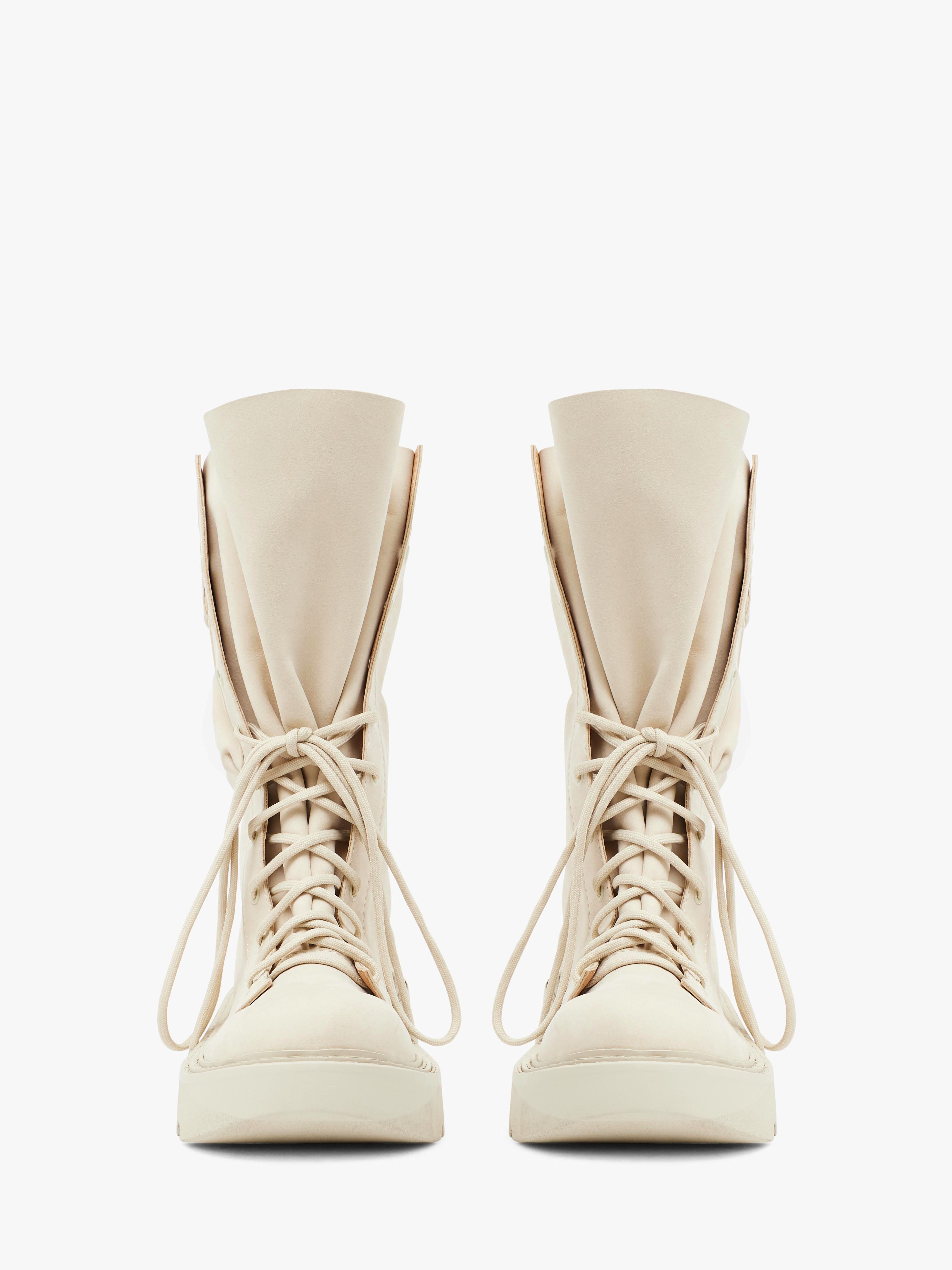 COMBAT LEATHER BOOTS - 4