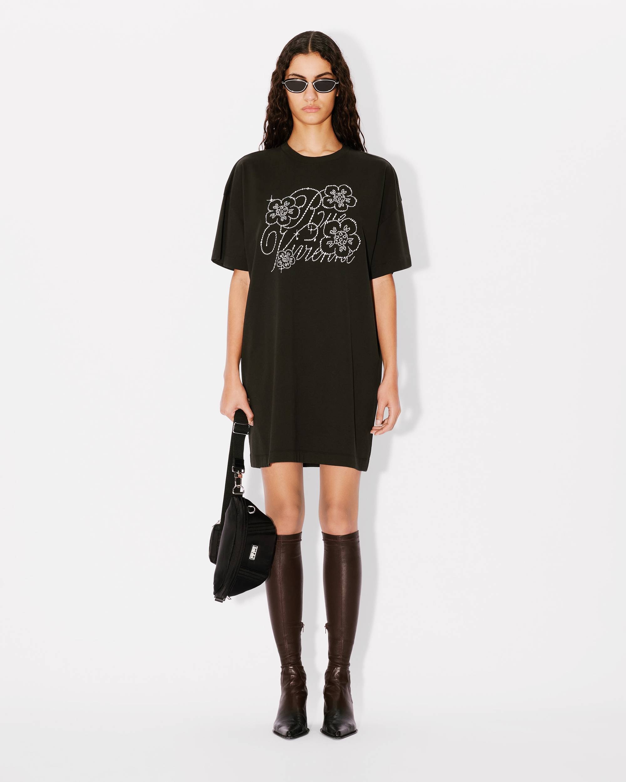 'KENZO Constellation' embroidered T-shirt dress - 3