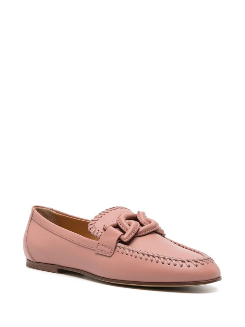 Tod's Kate braided-detailed loafers outlook