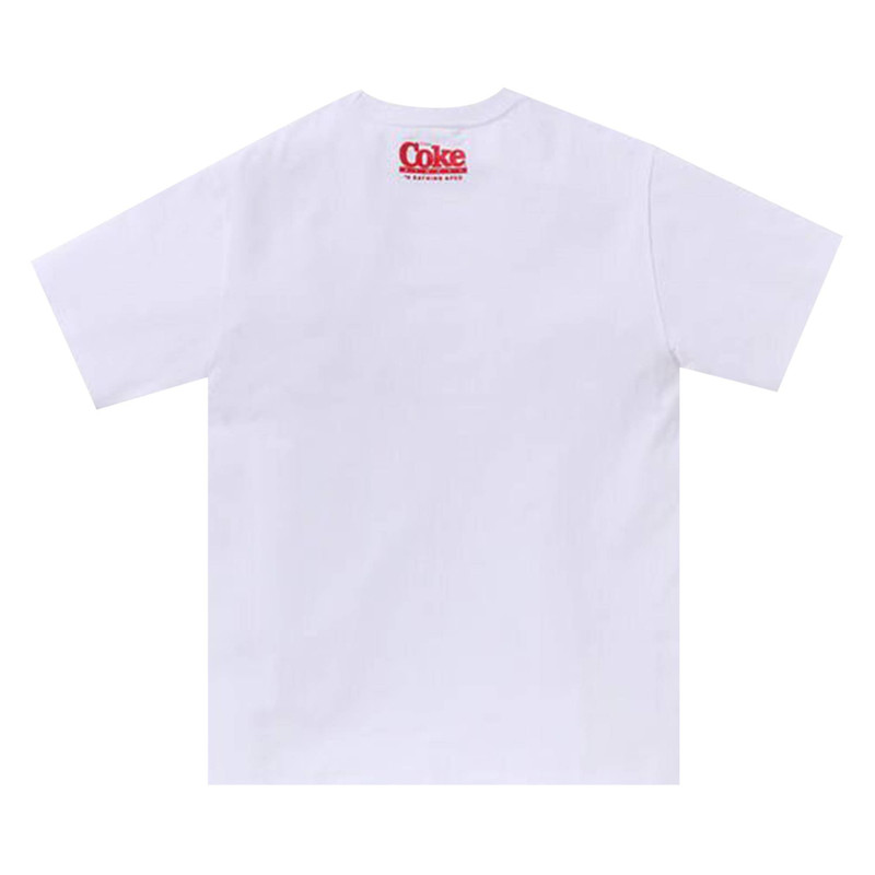 A BATHING APE® BAPE x Coca-Cola Milo Tee 'White' outlook