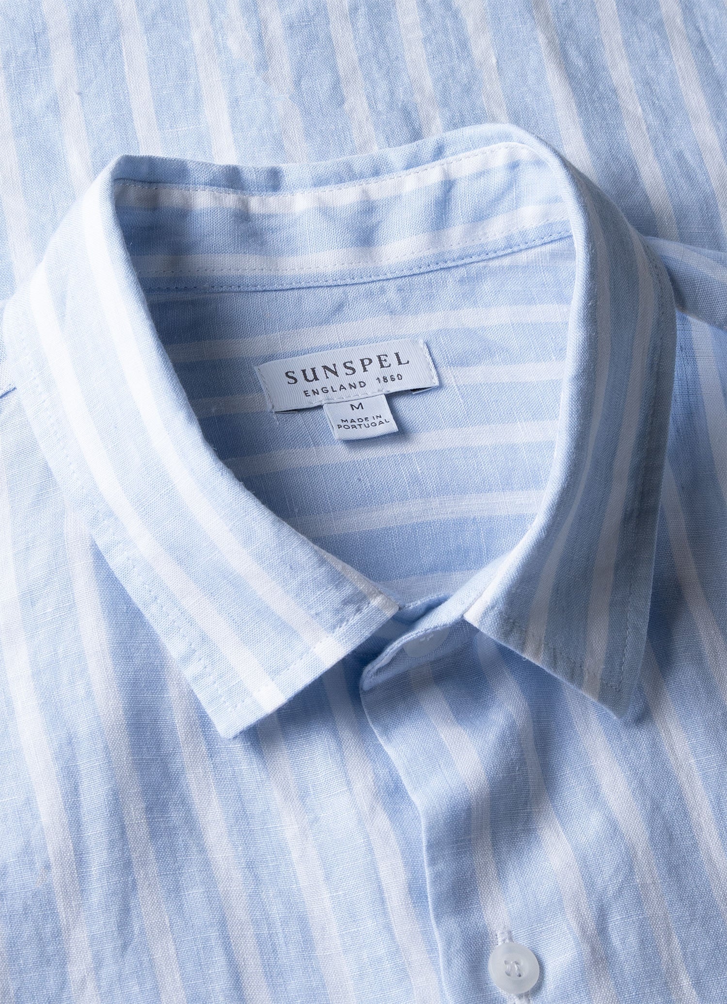 Short Sleeve Linen Shirt - 2