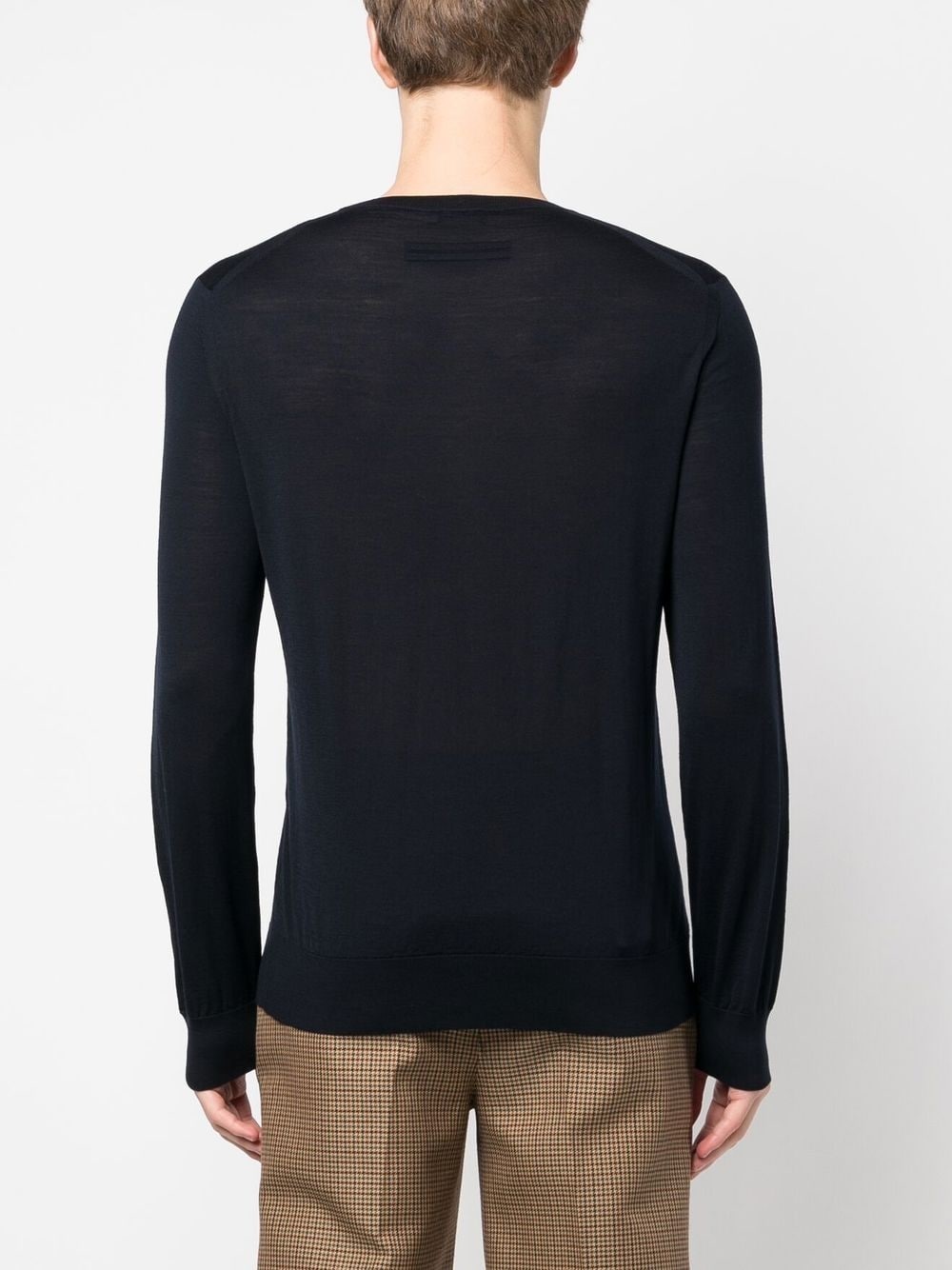 fine-knit wool jumper - 4