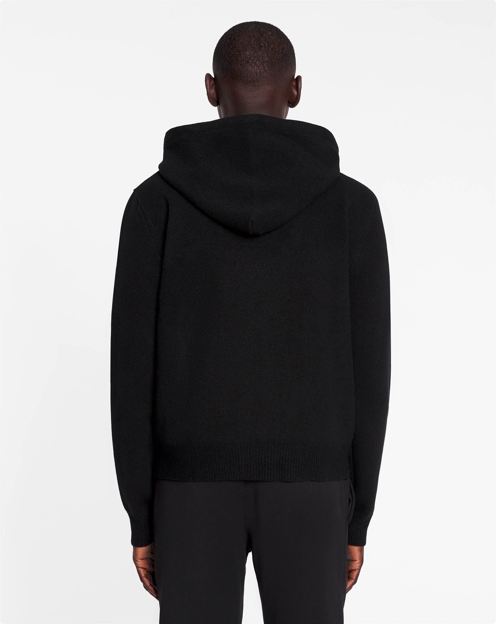 KNIT ZIP-UP CURB HOODIE - 6