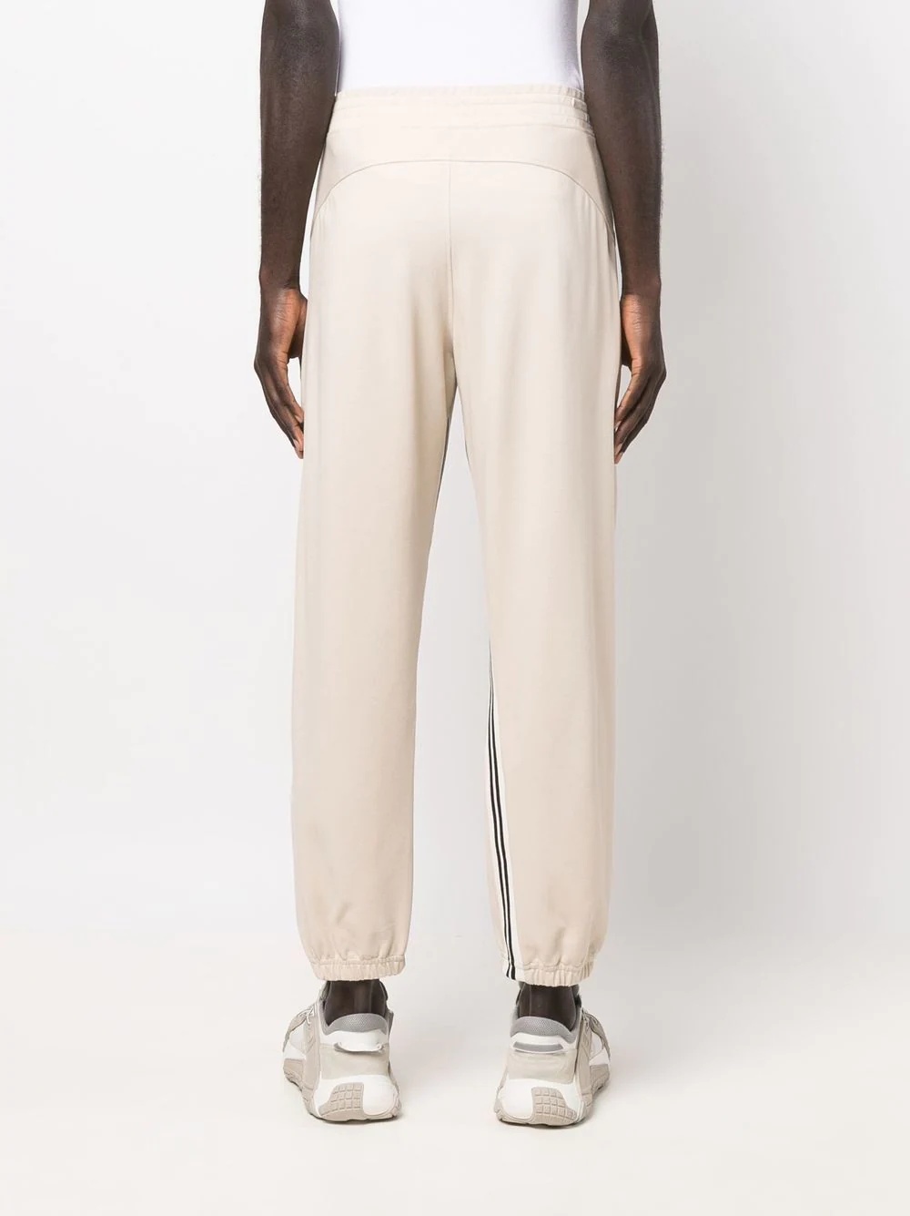 side-stripe track pants - 4