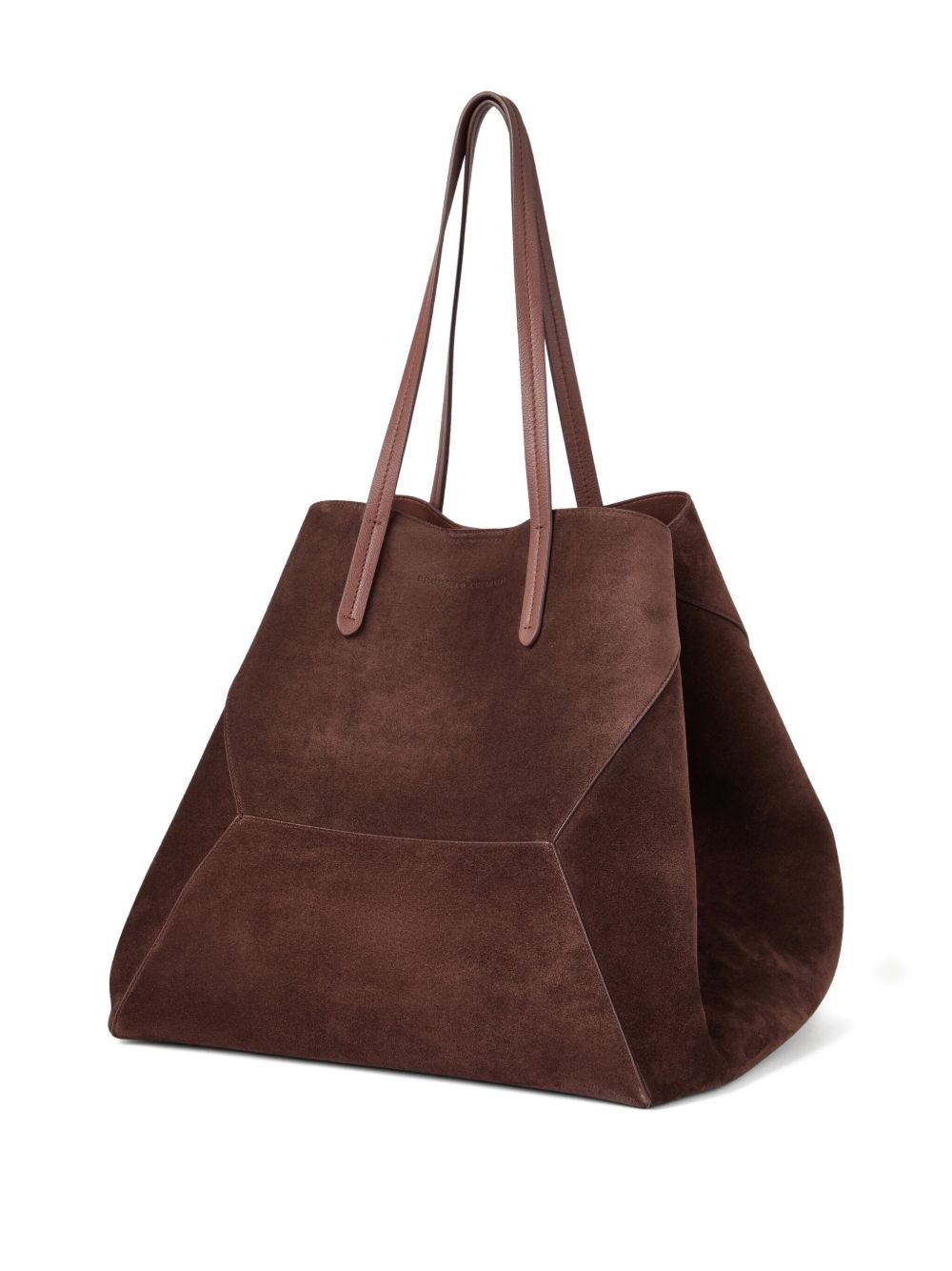 Duo suede tote bag - 4