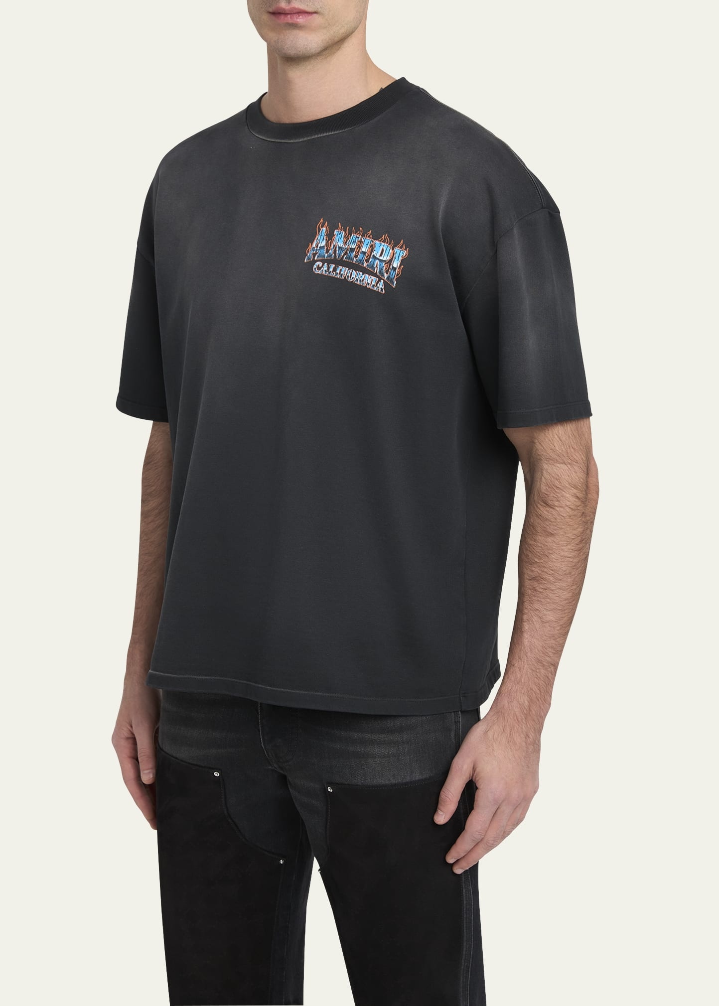 Men's Vintage Faded Jersey Amiri California T-Shirt - 4