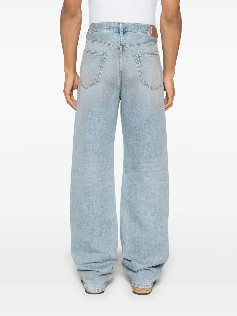 SAINT LAURENT - Men Mid Straight Baggy Jeans - 3