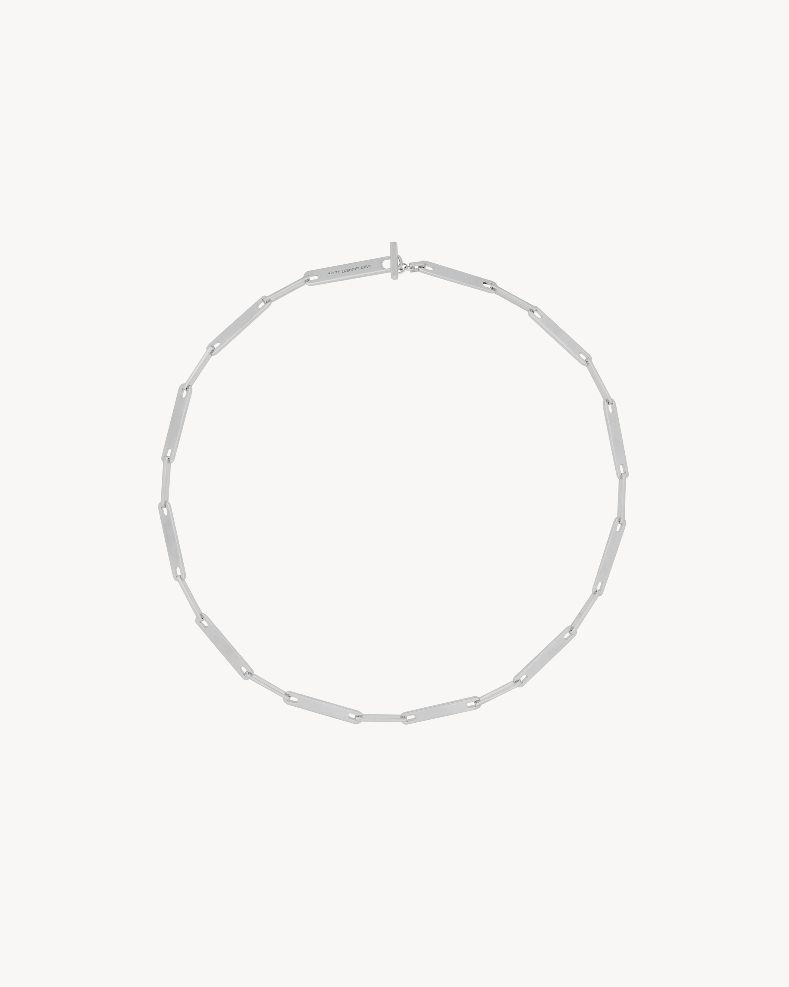 PLAQUE CHAIN NECKLACE IN METAL - 1