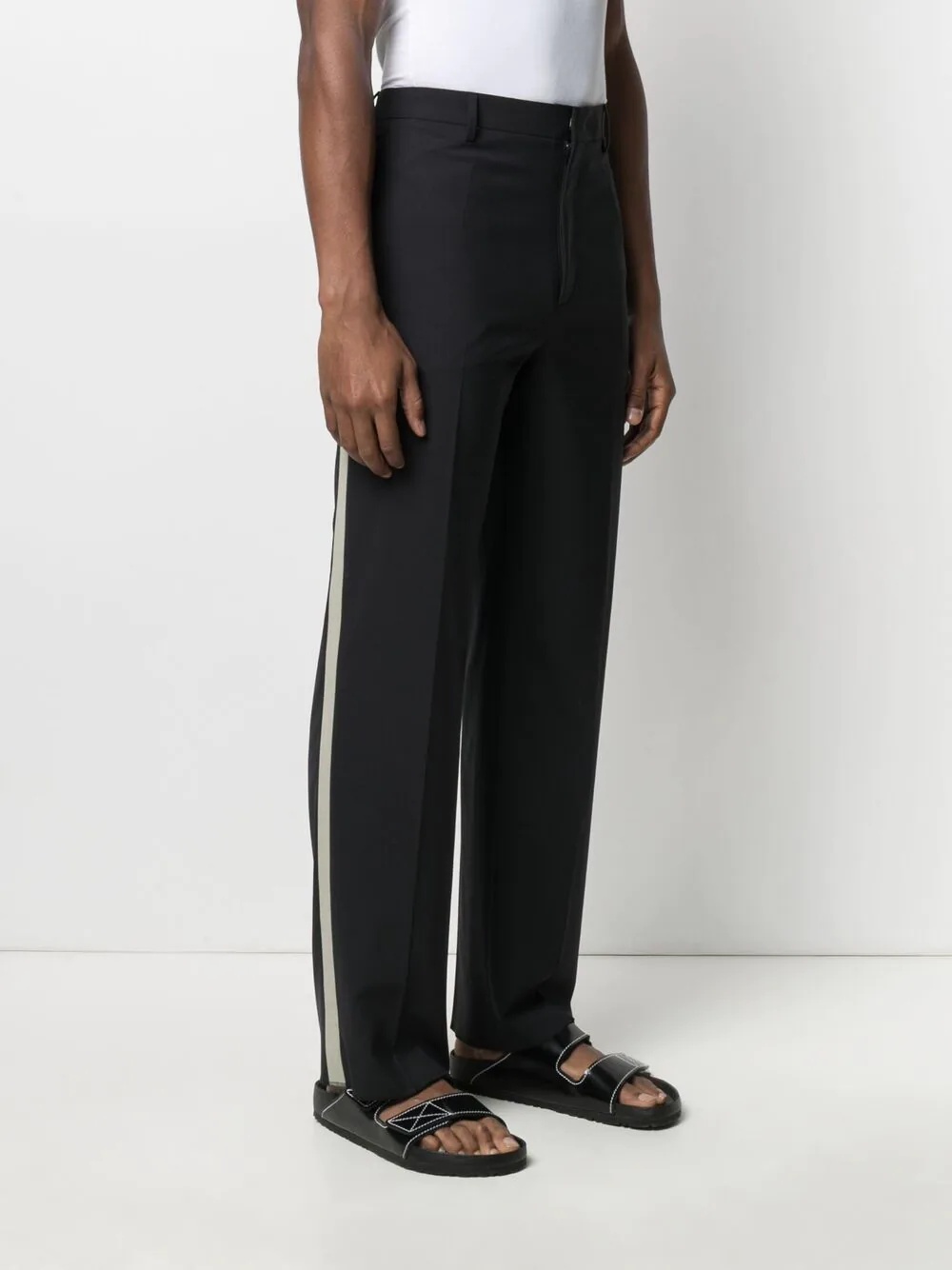 side-stripe tailored trousers - 3