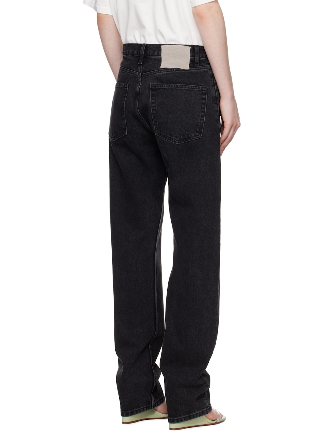 Black Tapered Jeans - 3