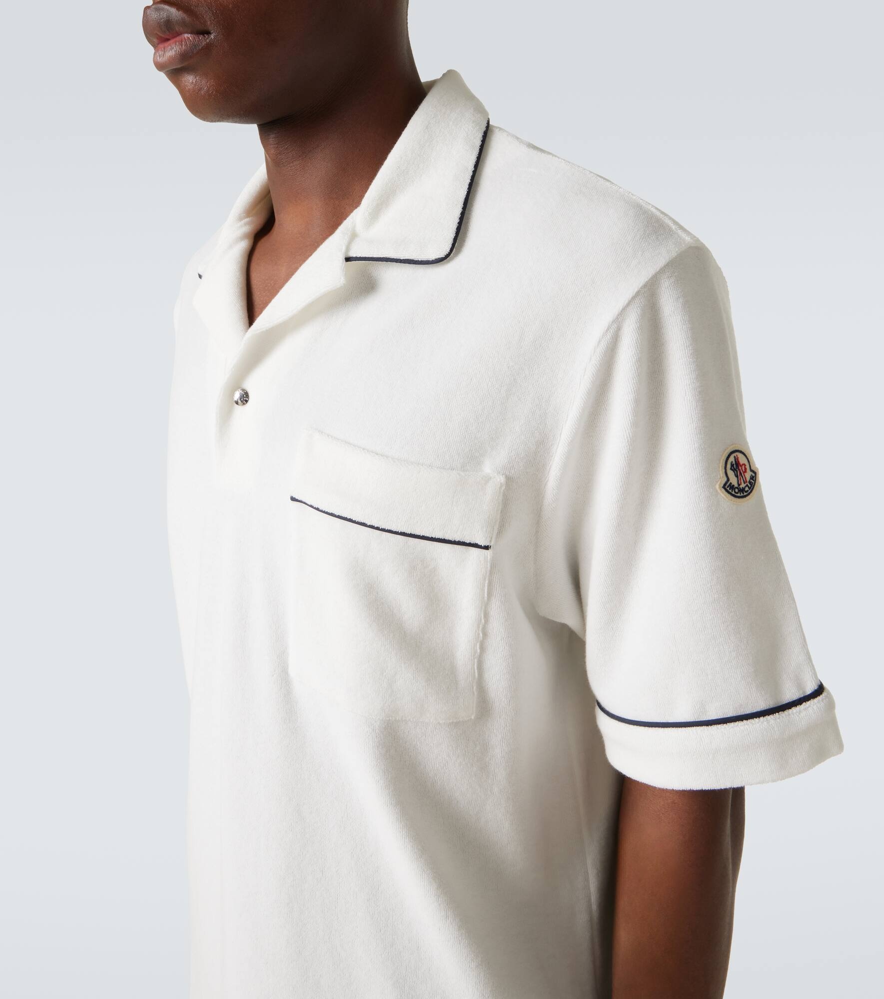 Archivio cotton terry polo shirt - 5