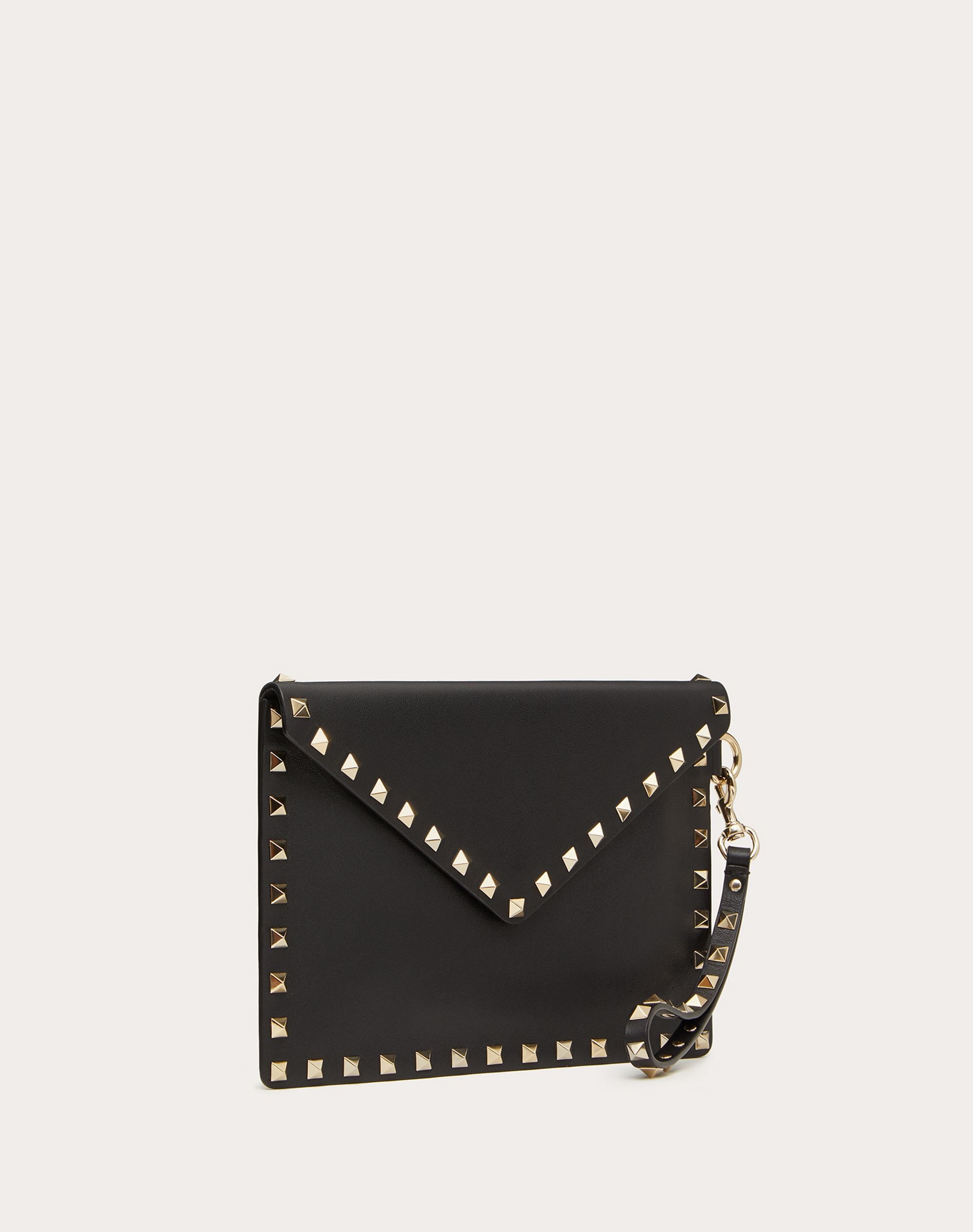 Rockstud Calfskin Pouch - 4