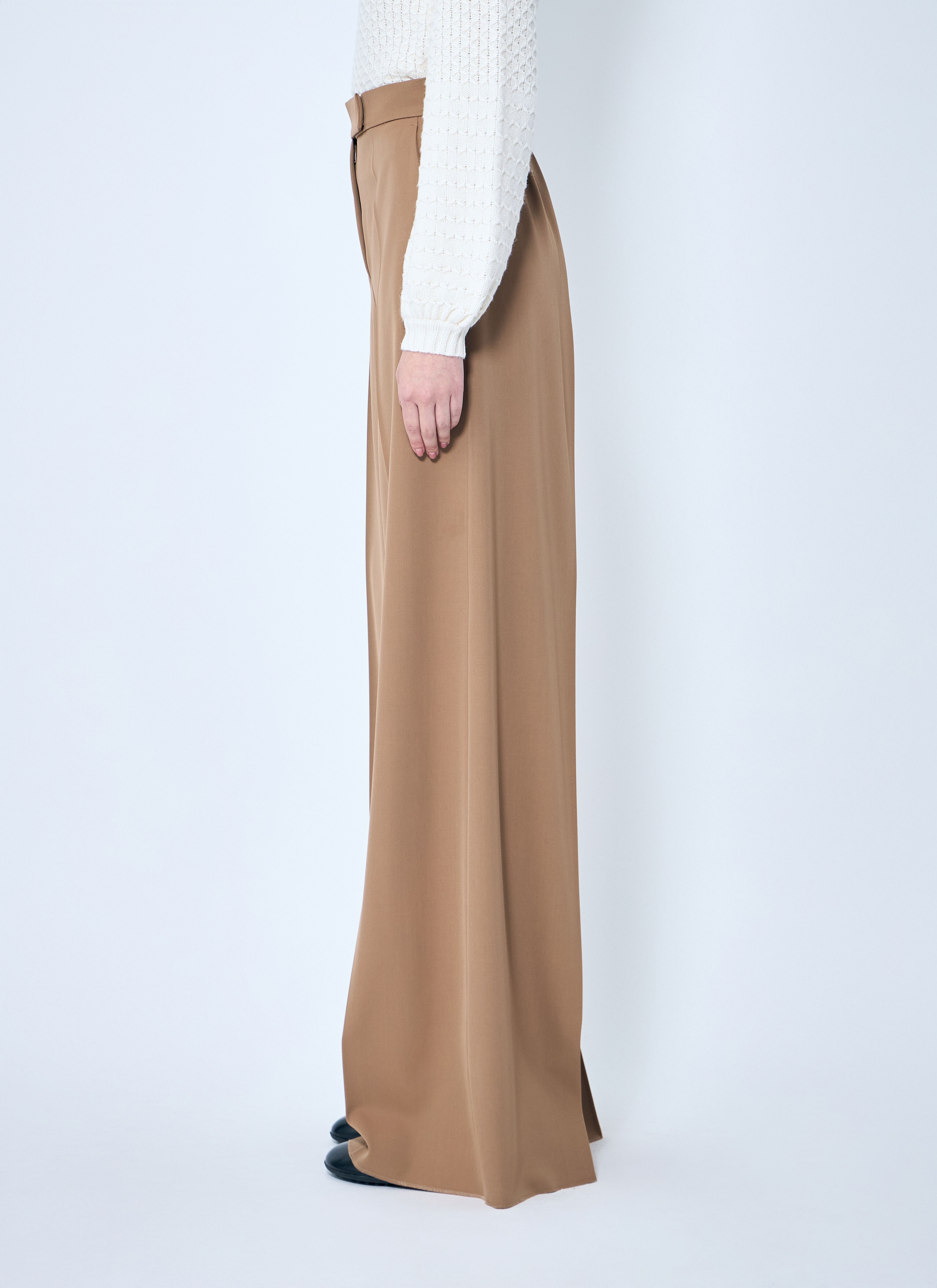 Gabardine Wool Pants - 3