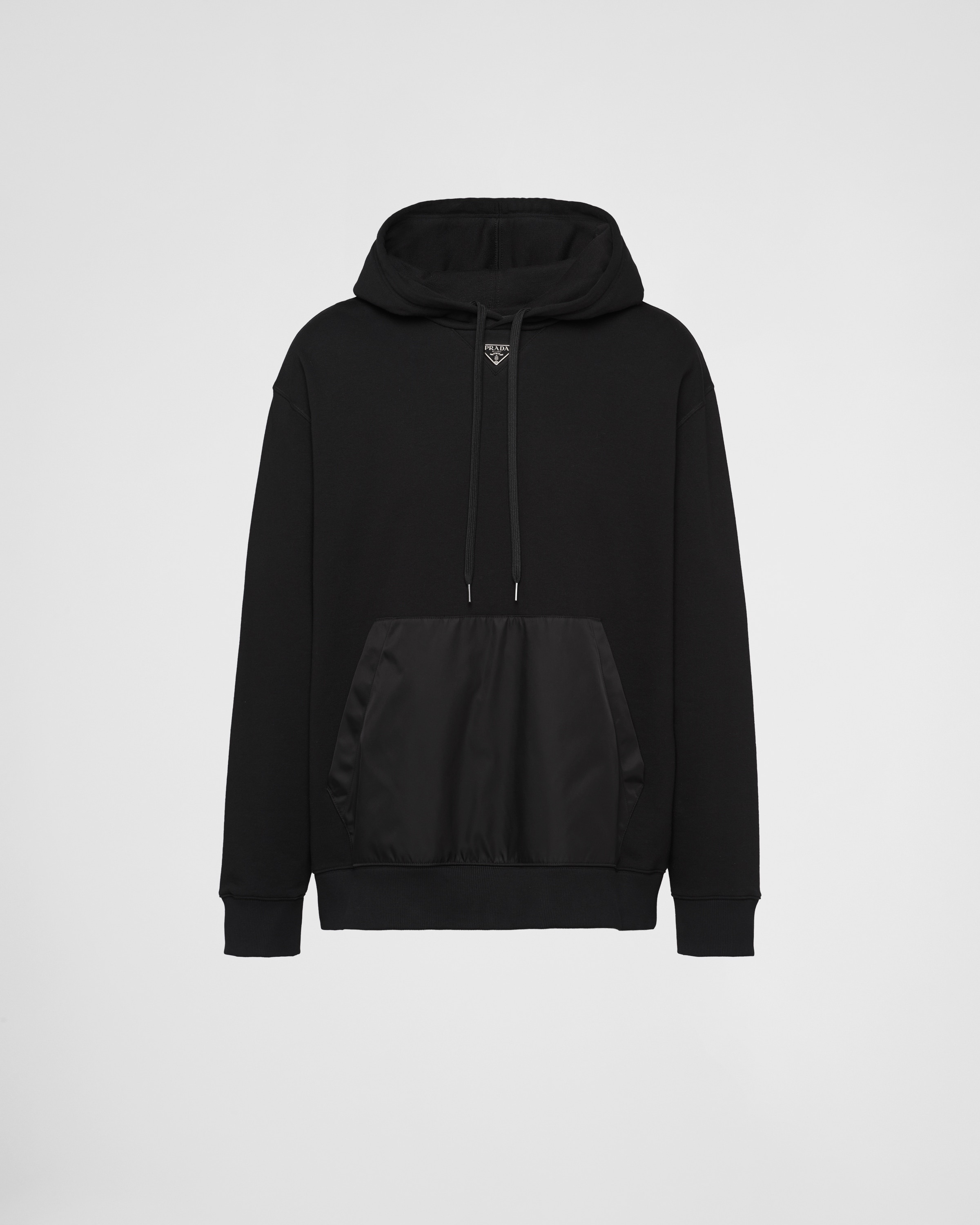 Cotton fleece hoodie - 1