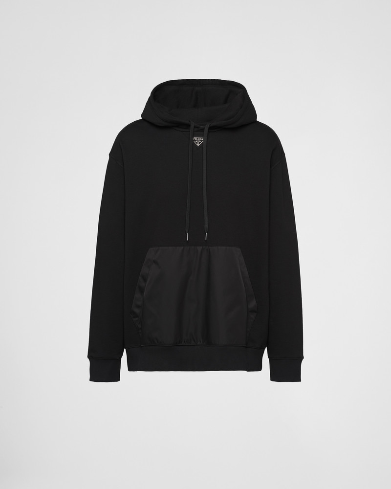 Cotton fleece hoodie - 1