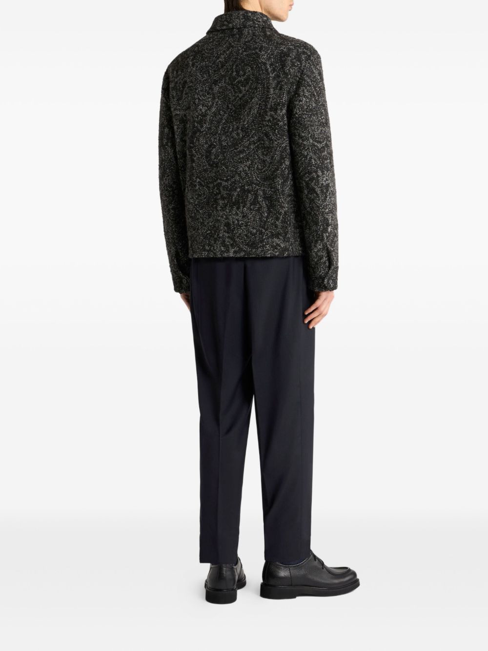 jacquard bomber jacket - 3