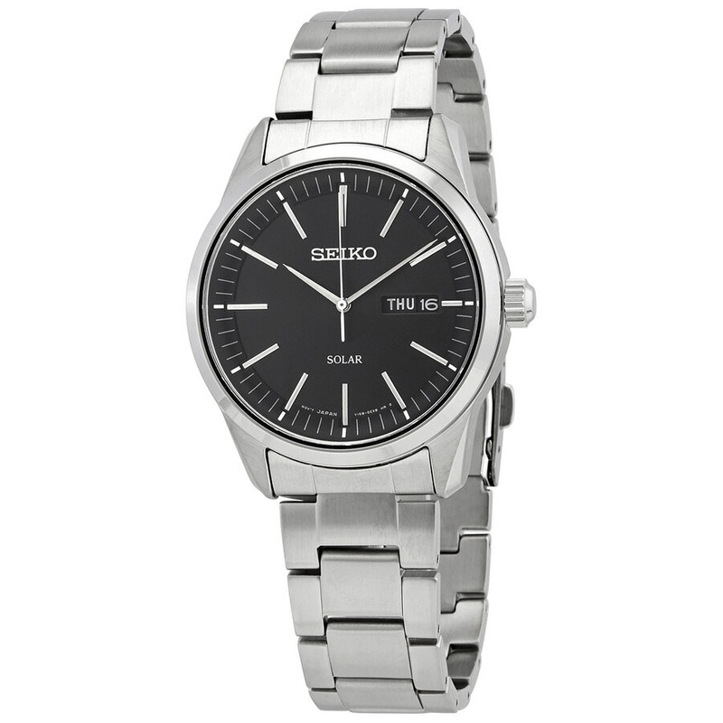 Seiko Conceptual Black Dial Men's Watch SNE527 - 1