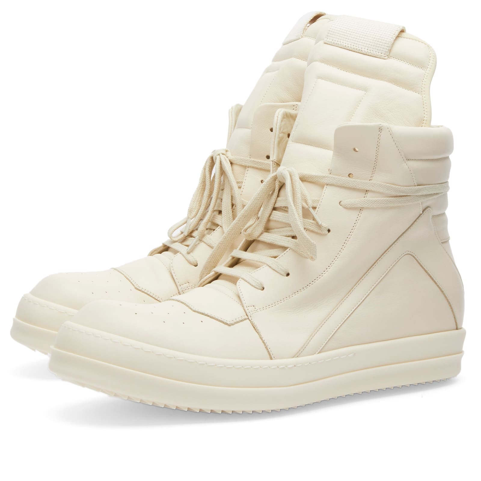 Rick Owens Leather Geobasket Sneakers - 2