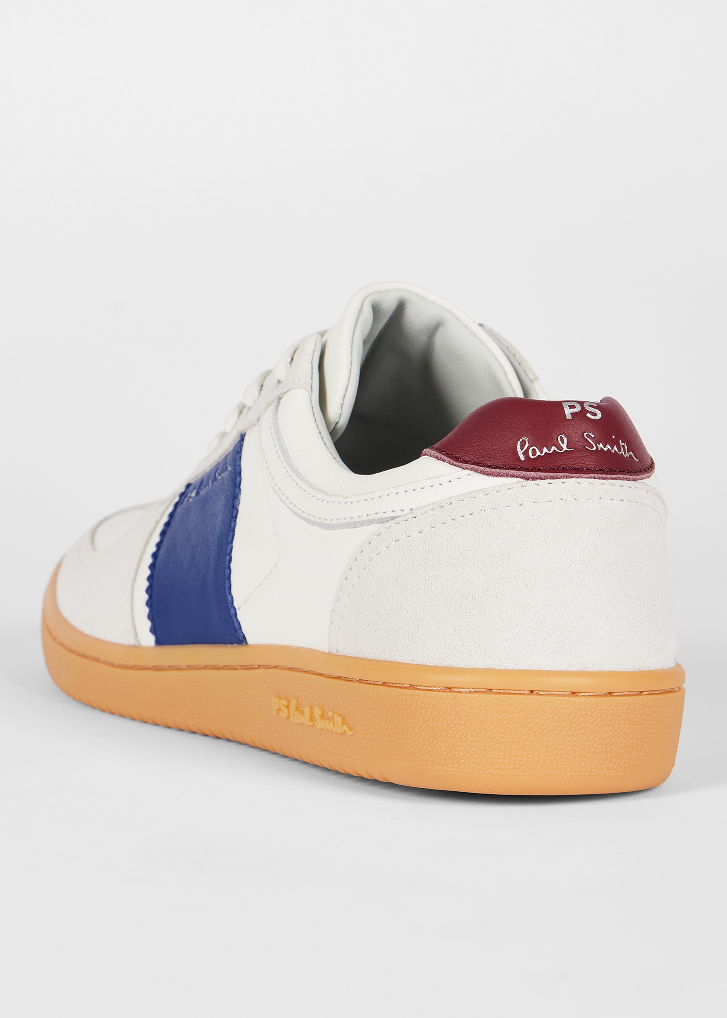 White Leather 'Roberto' Trainers - 3