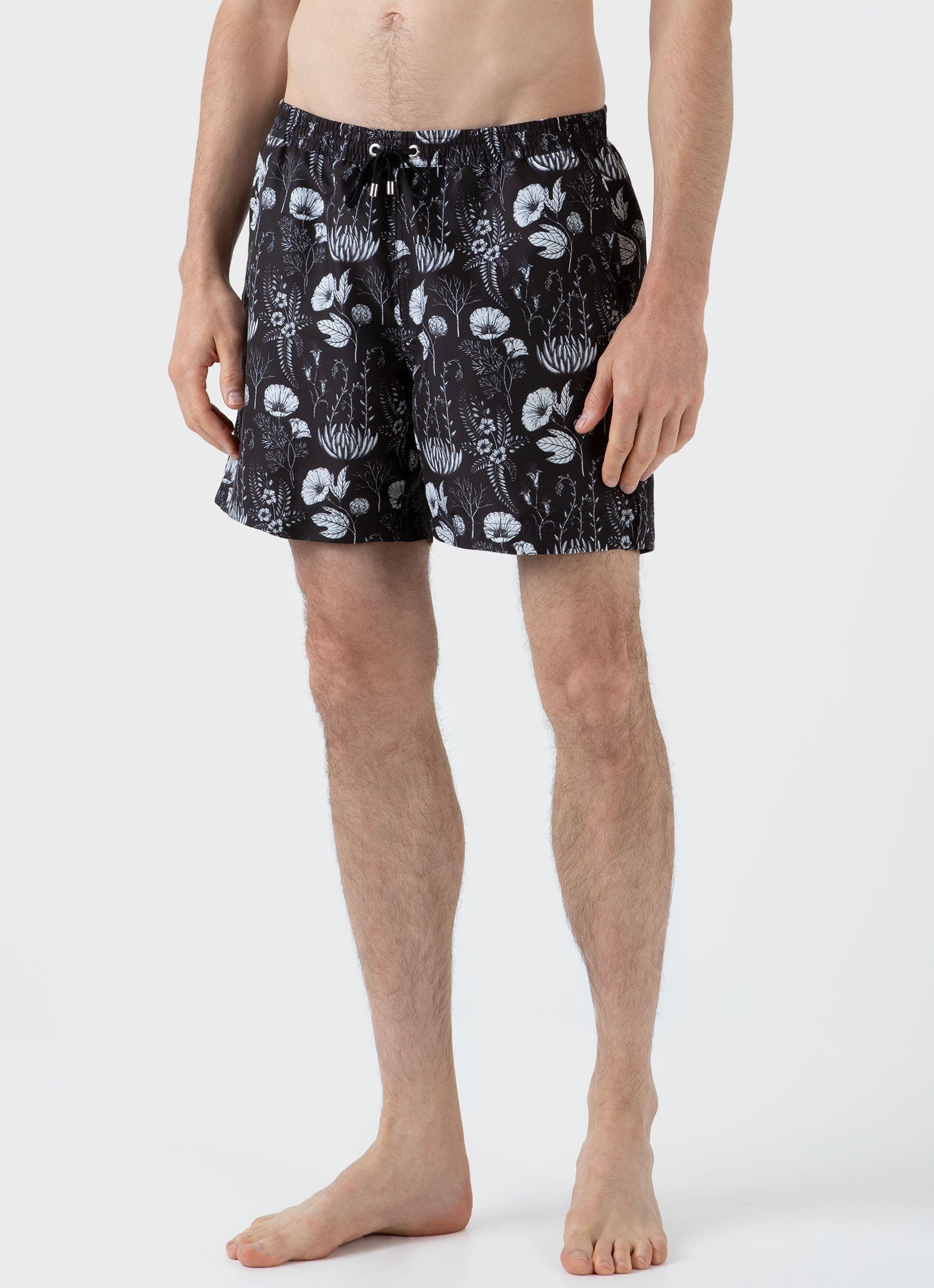 Leaf Print Swim Short - 3