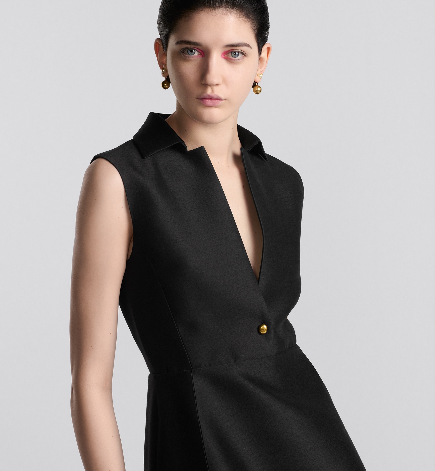 Belted Mid-Length Dress - 3