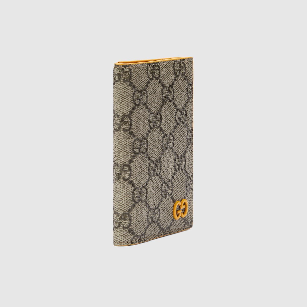 GG passport case with Interlocking G in Beige GG Canvas