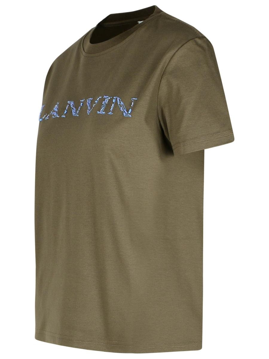 Tシャツ・カットソー LANVIN Women Polo Shirts RW TS9030 J138 A24675 Brown Lanvin Lanvin Brown Cotton T-Shirt | baltini | REVERSIBLE