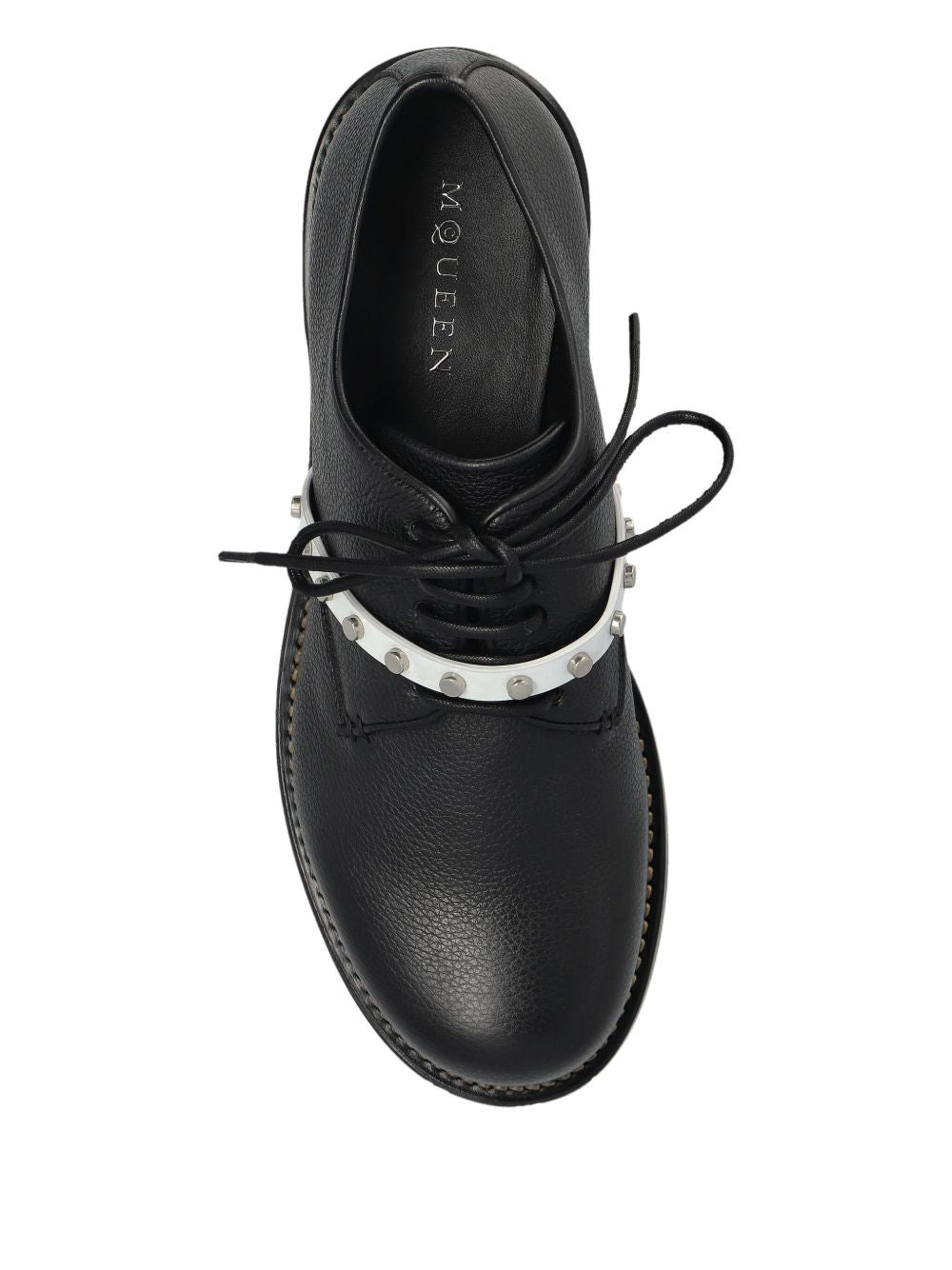 LEATHER DERBY SHOES - 3