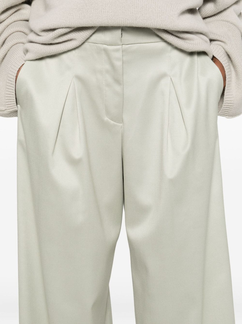 pleated-detail pants 5