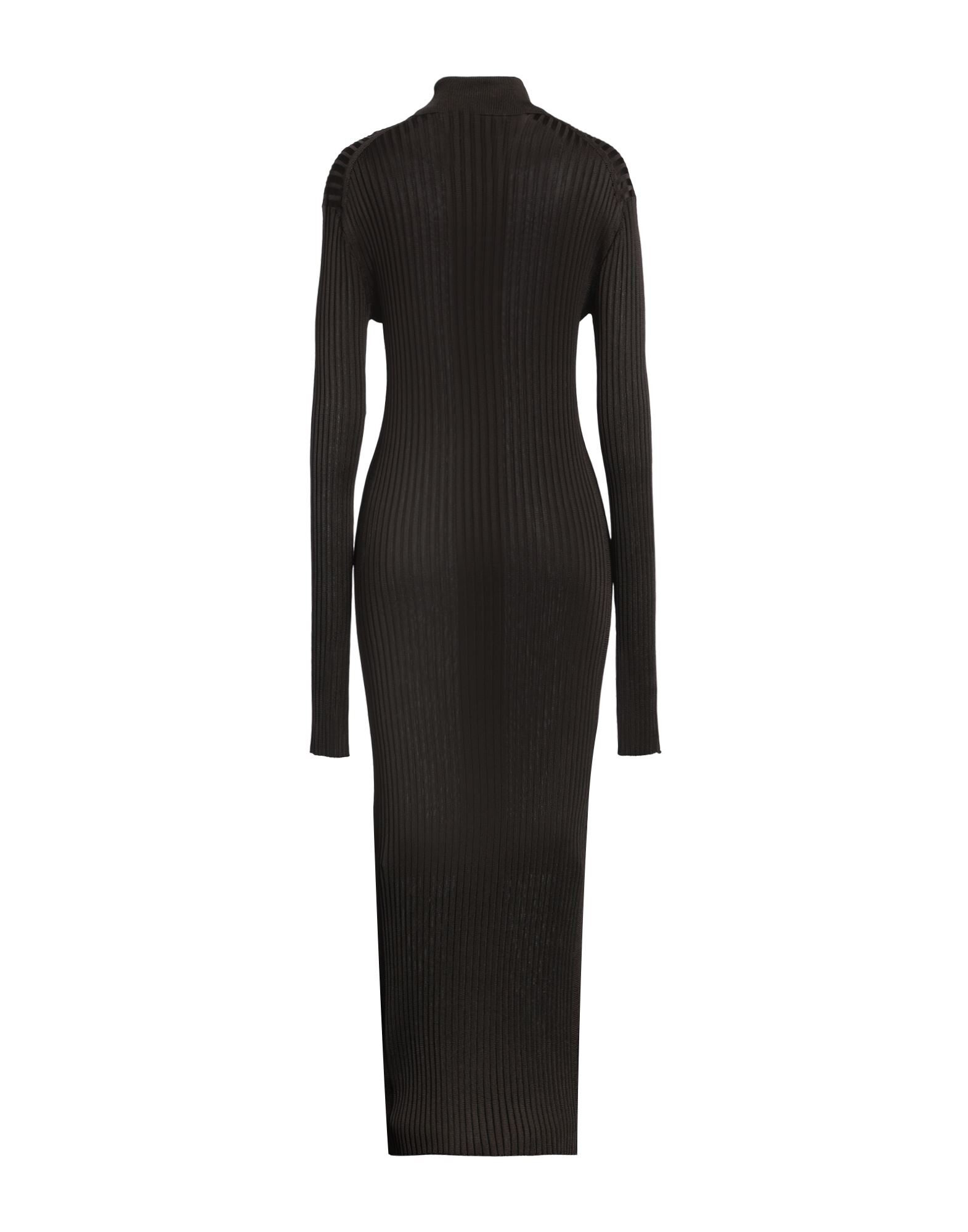 Dark brown Women's Long Dress - 2