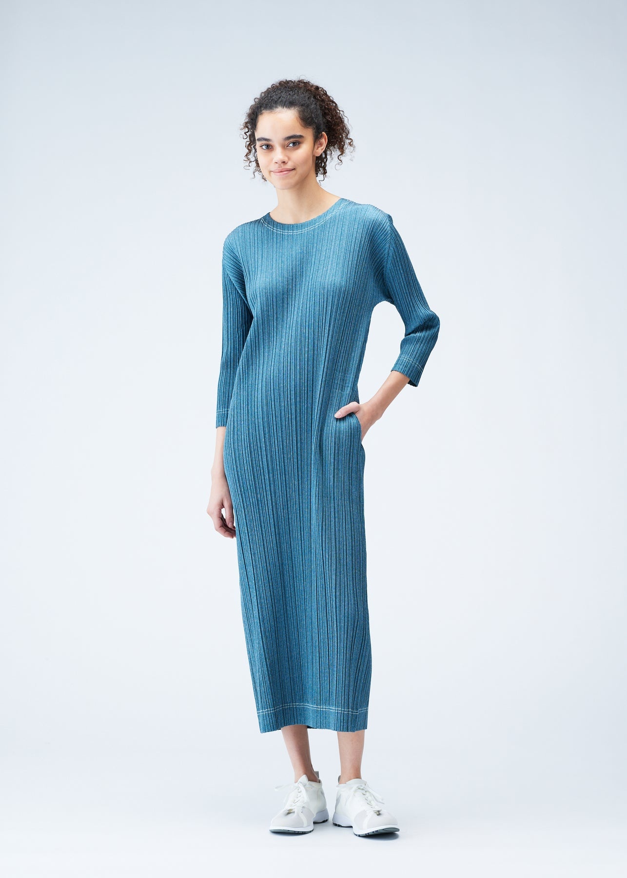 COTTON DENIM DRESS - 6