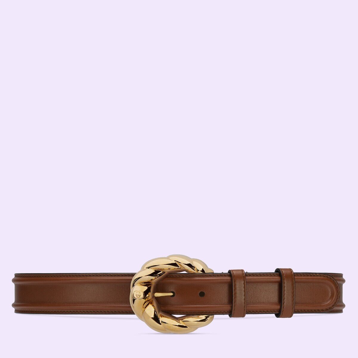 Belt with torchon buckle - 1