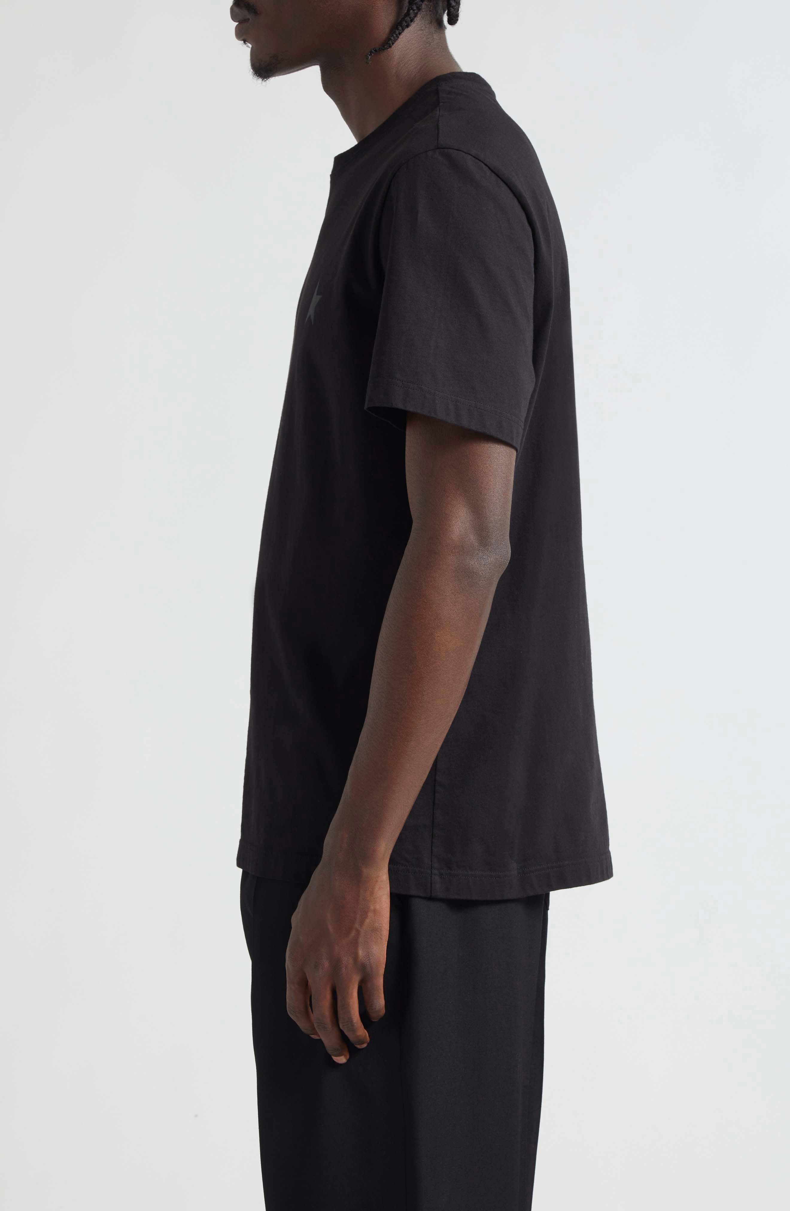 Black Star Collection Cotton Graphic T-Shirt - 4