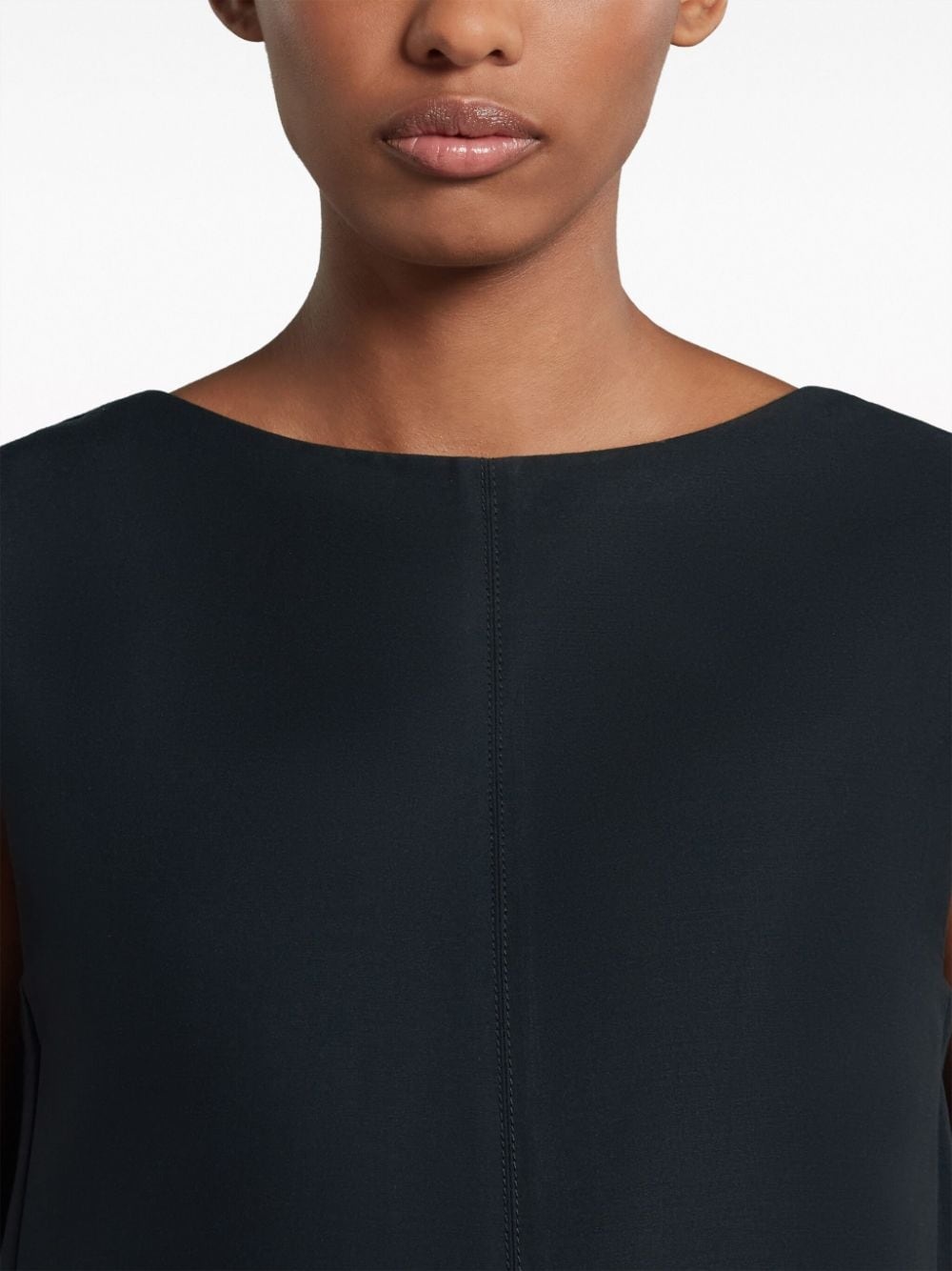 flared cotton midi dress - 5